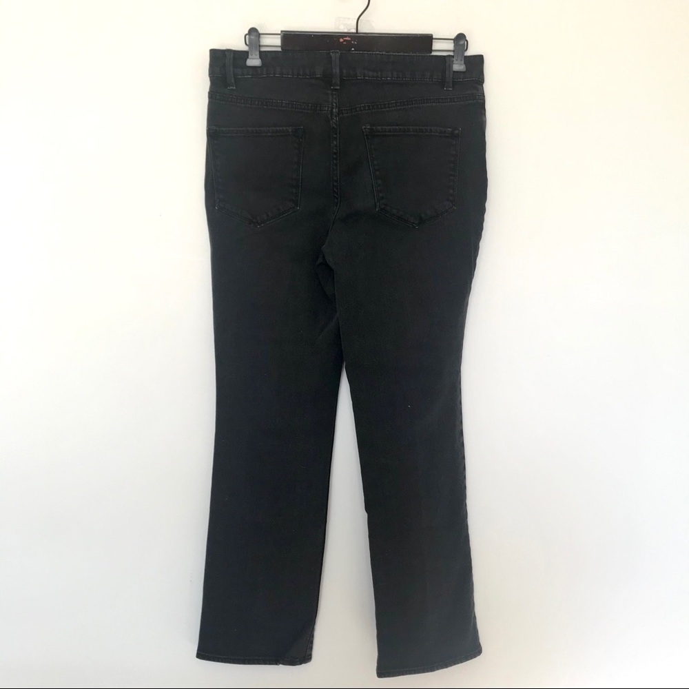 Sonoma Lifestyle Black Midrise Straight Jeans 10S - Picture 3 of 12